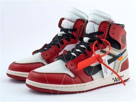 nike air jordan 1 chicago off white fake|nike jordan 1 off white.